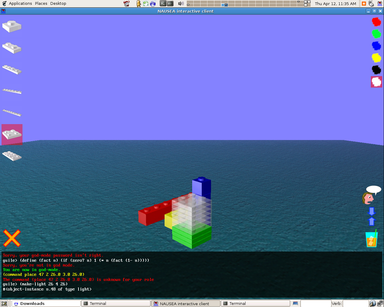 Screenshots from the NAUSEA Project, image 1 of 3