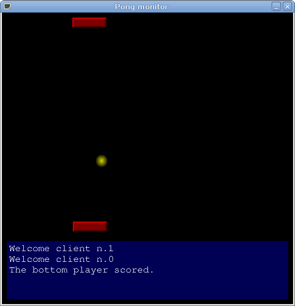 Pong screenshot